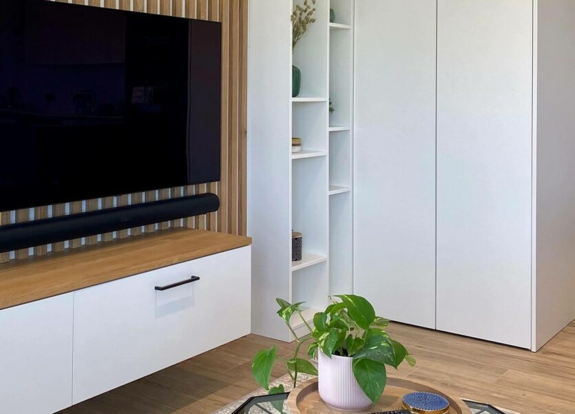 Meuble TV Sur Mesure et Design - BeHome Interiors