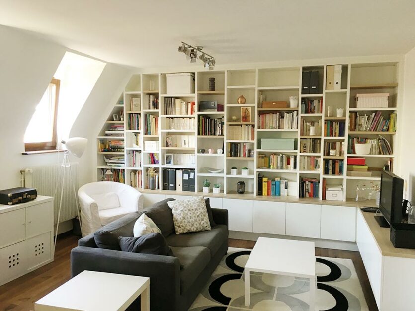 Meuble sous pente sur mesure & rangement | BeHome Interiors