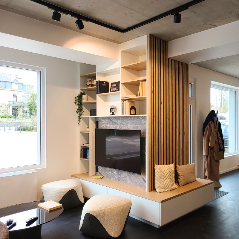 Showroom BeHome Interiors Luxembourg espace TV