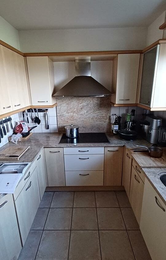 Rénovation de cuisine à Les Cullayes près de Lausanne, photo avant projet