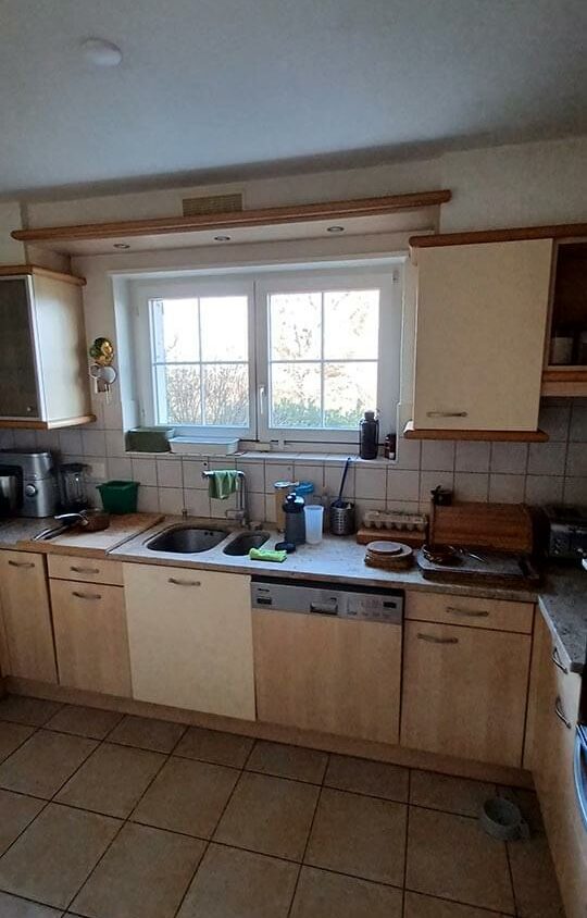 Rénovation de cuisine à Les Cullayes près de Lausanne, photo avant projet