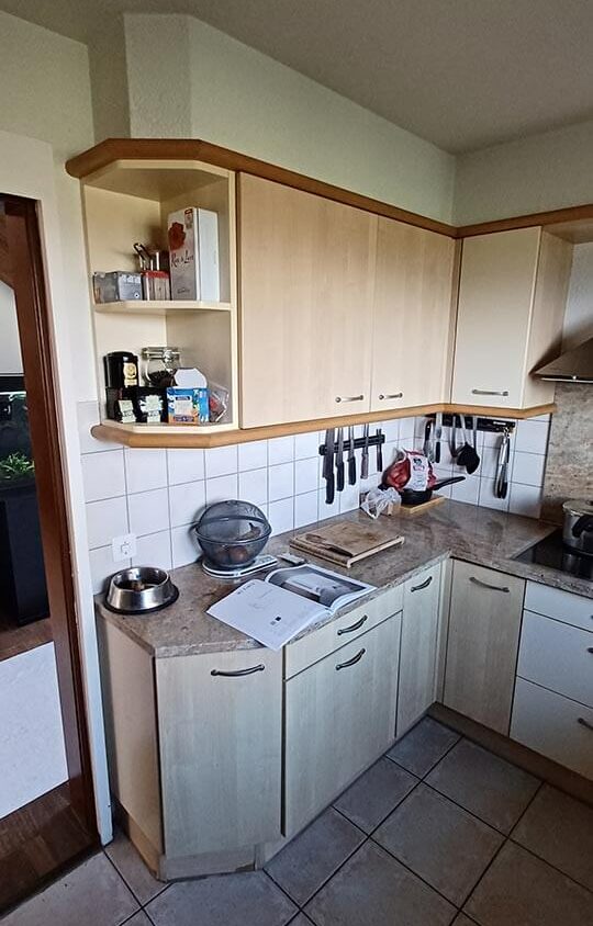 Rénovation de cuisine à Les Cullayes près de Lausanne, photo avant projet