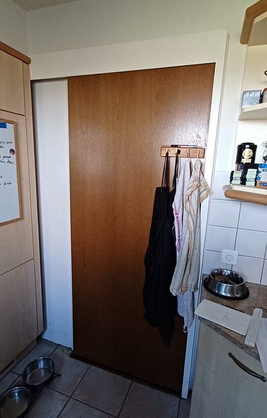 Rénovation de cuisine à Les Cullayes près de Lausanne, photo avant projet
