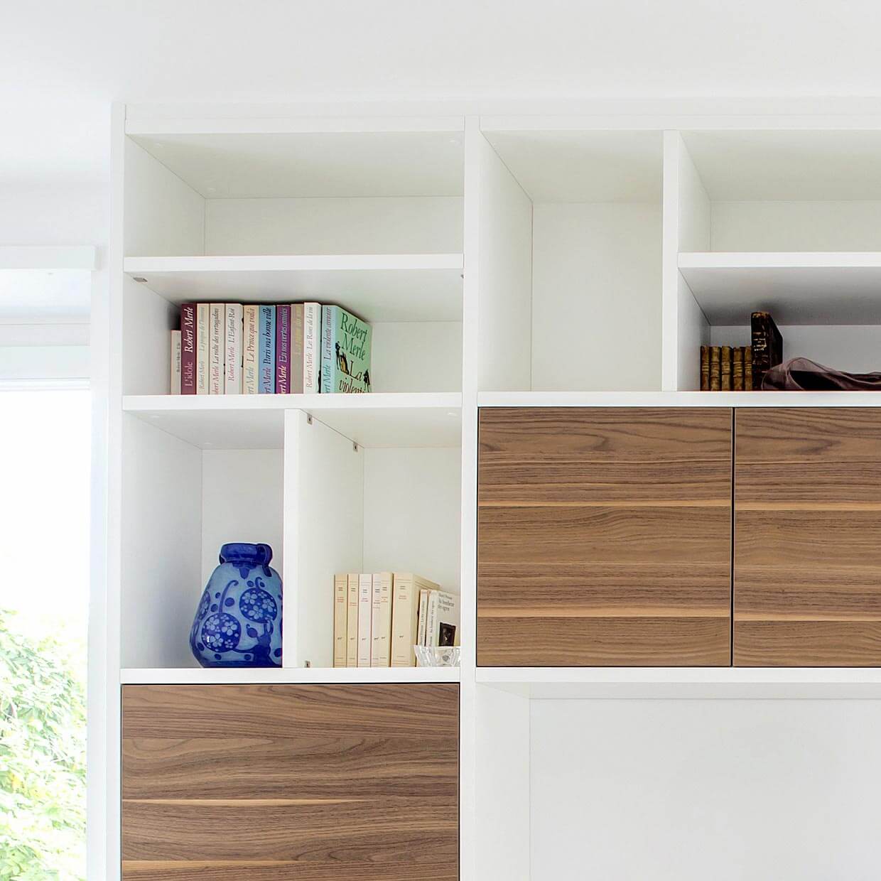 Bibliothèque étagère sur mesure à Arlon