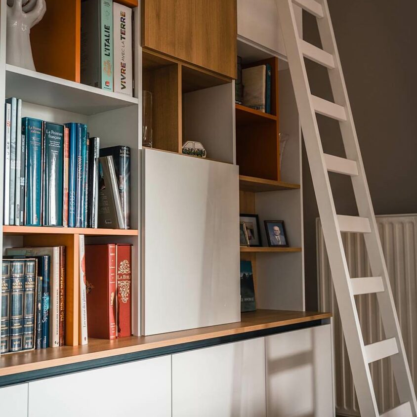 Bibliothèque sur mesure à Hostert près Luxembourg