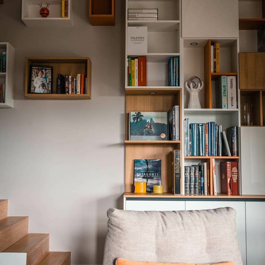 Bibliothèque sur mesure à Hostert près Luxembourg