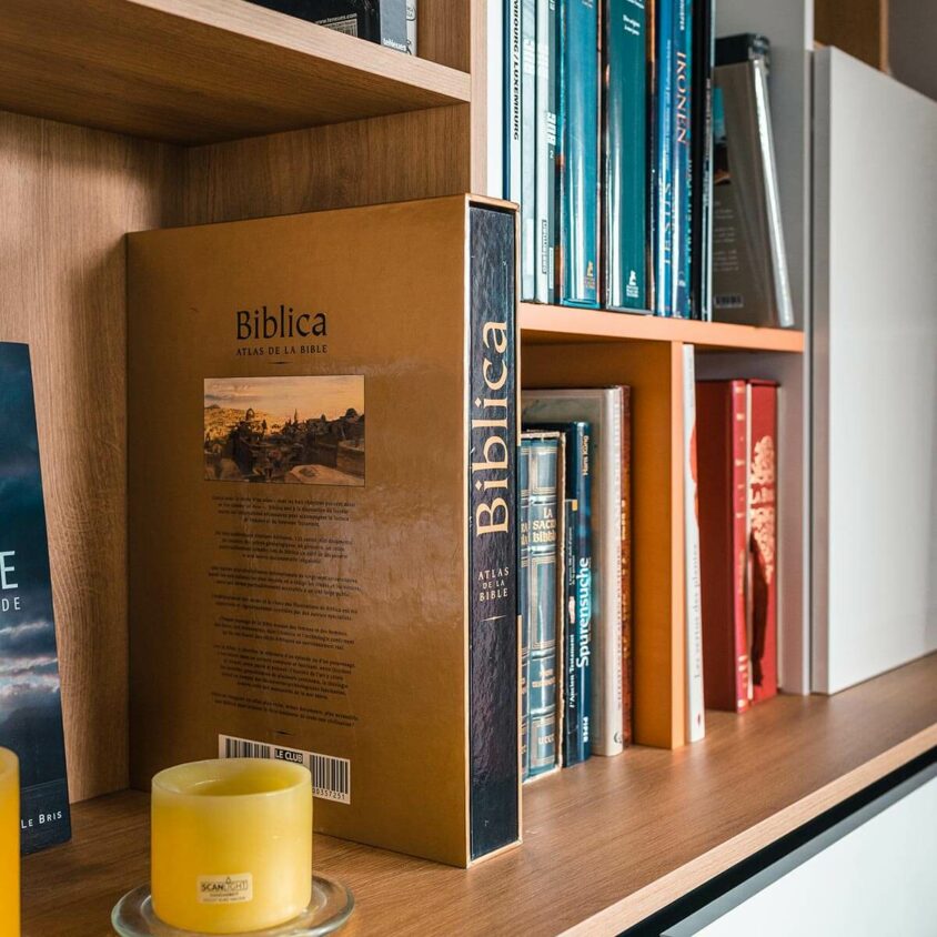 Bibliothèque sur mesure à Hostert près Luxembourg