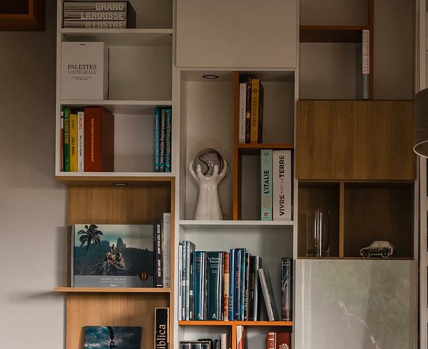 Bibliothèque sur mesure à Hostert près Luxembourg