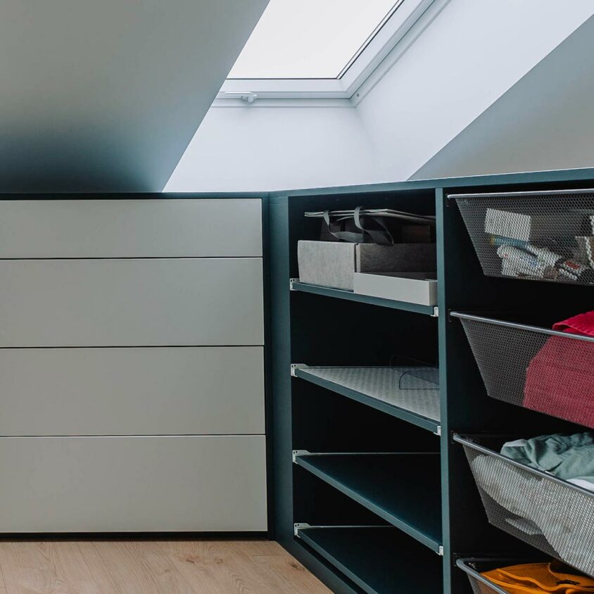 meuble rangement sur mesure combles strassen luxembourg - meubles sur mesure