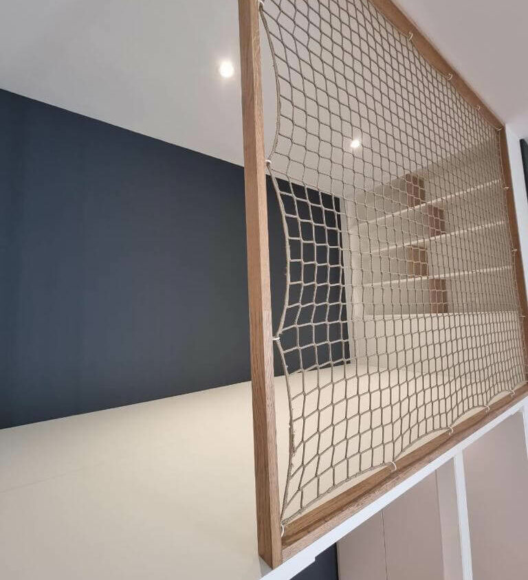 mezzanine sur mesure chambre tolochenaz lausanne filet securite - meubles sur mesure