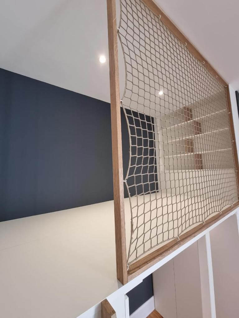 mezzanine sur mesure chambre tolochenaz lausanne filet securite - meubles sur mesure