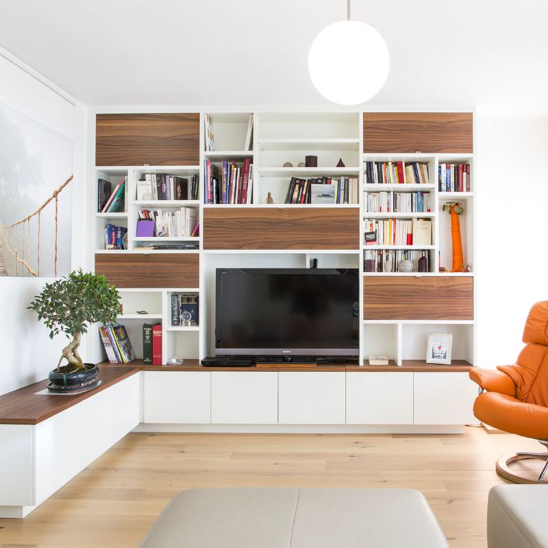 Idée de meuble TV sur mesure à Genève