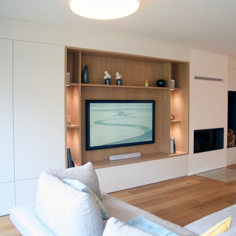 idee meuble tv mural sur mesure geneve - meubles sur mesure