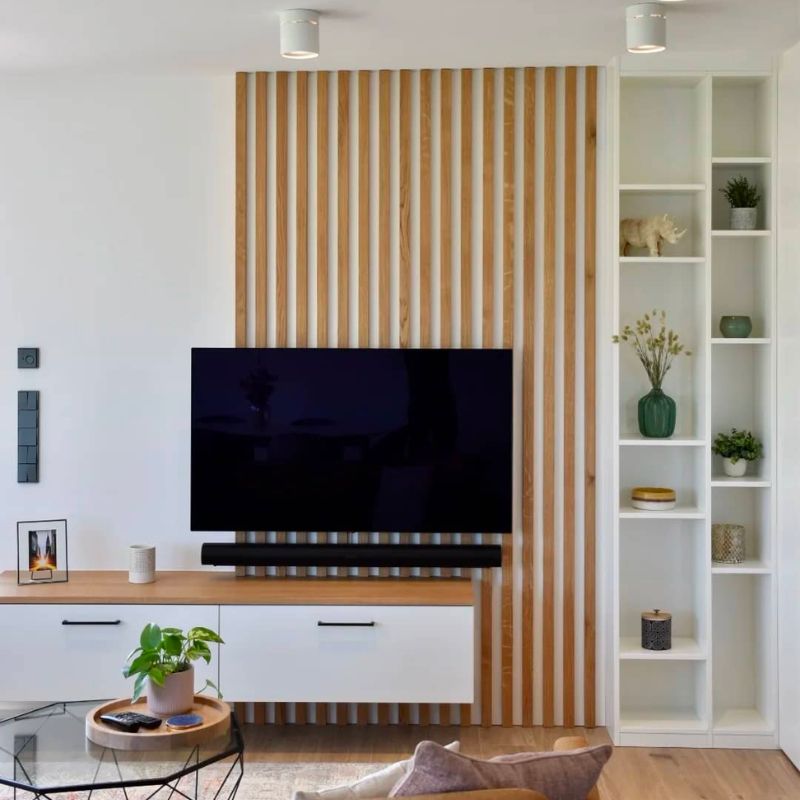 Idée de meuble TV sur mesure à Genève