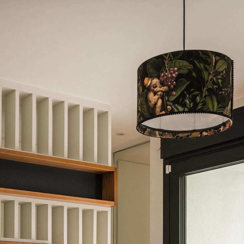 Aménagement de chambre à Lenningen avec luminaire sur catalogue