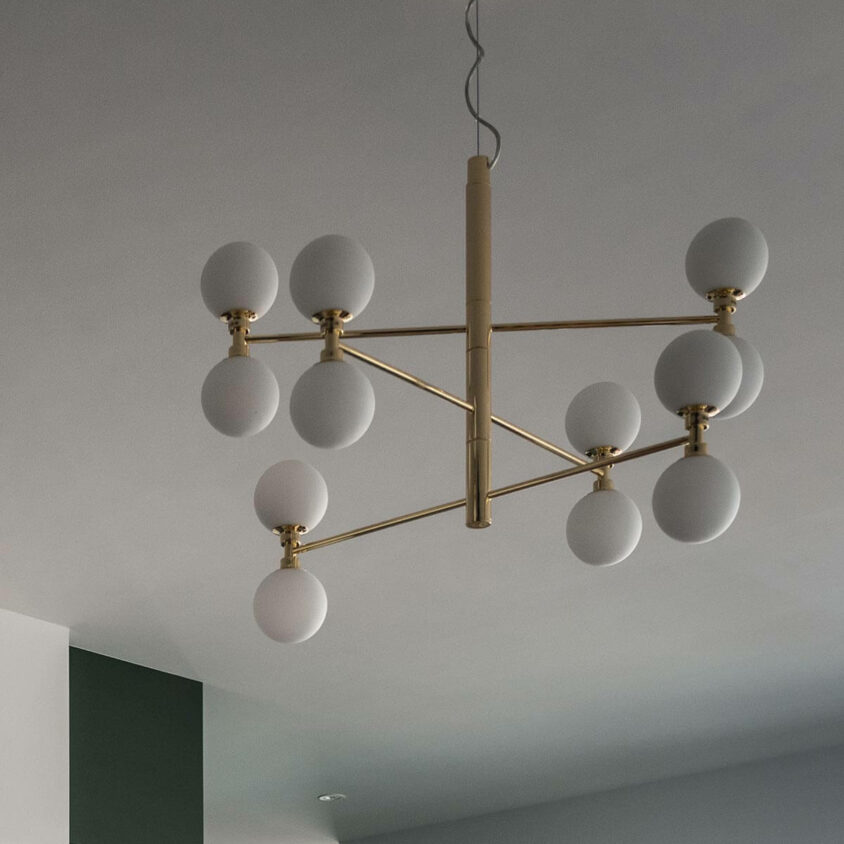 Aménagement intérieur de salon à Hespérange au Luxembourg - Eclairage