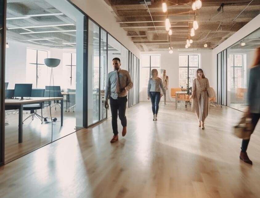 Agencement de bureaux professionnels en Suisse, au Luxembourg