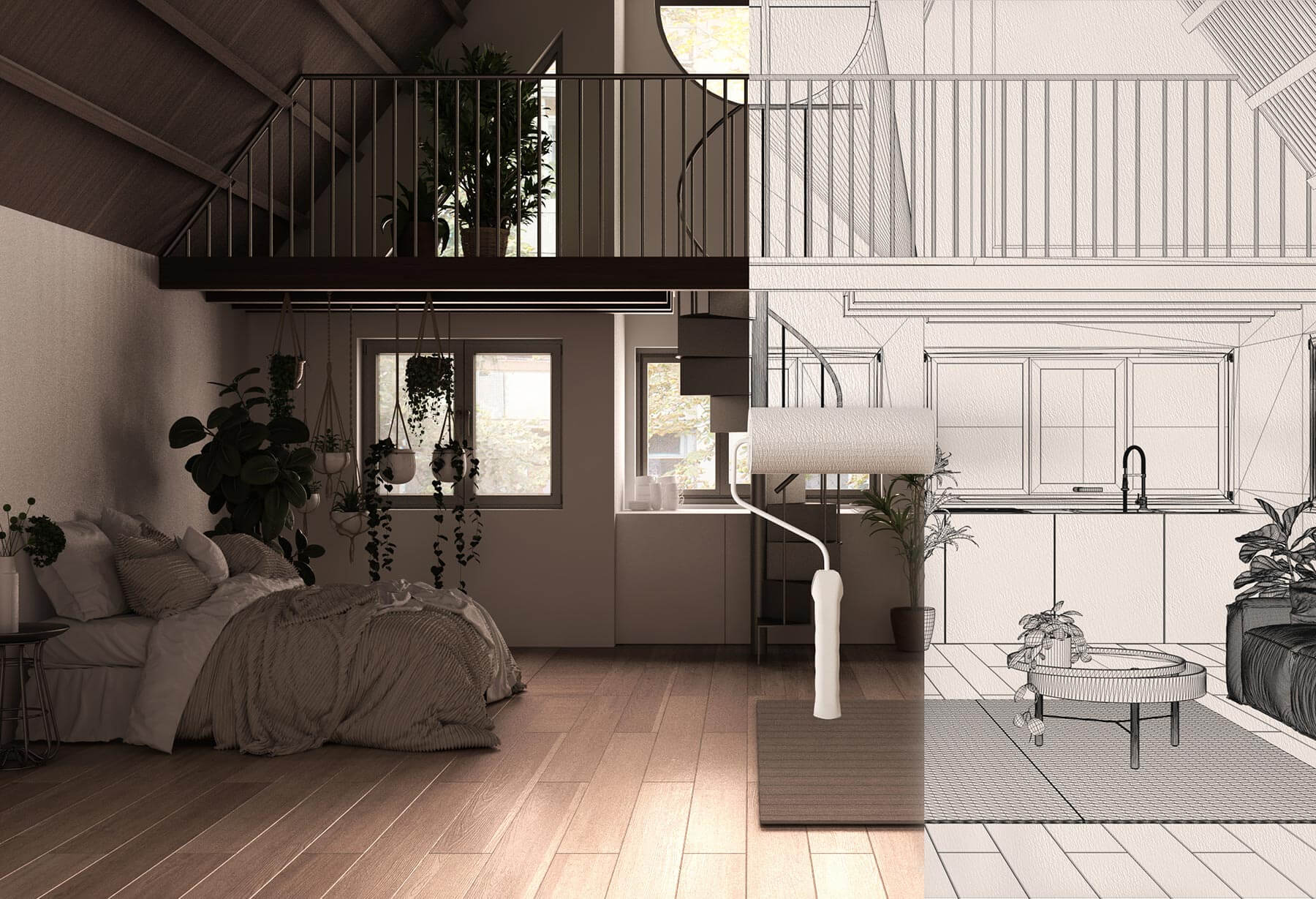 Projet d'architecture d'intérieur en 10 étapes de A à Z par BeHome Interiors