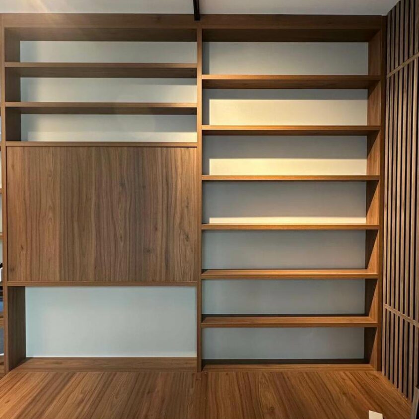 Photo de chantier d'un Réménagement d'intérieur de salon et chambre à Beggen au Luxembourg