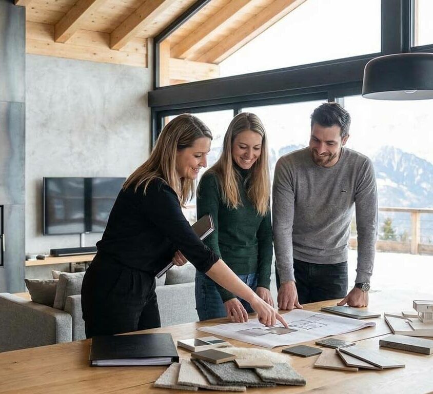Architecte d'intérieur pour chalet en Suisse