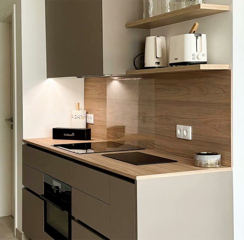 amenagement studio meuble pour location howald luxembourg vue panoramique - meubles sur mesure